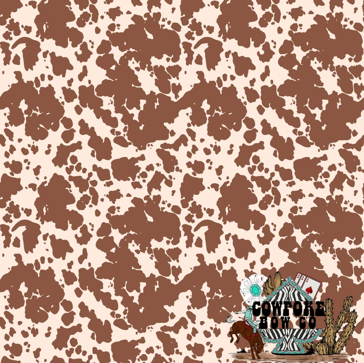 Brown Cowprint