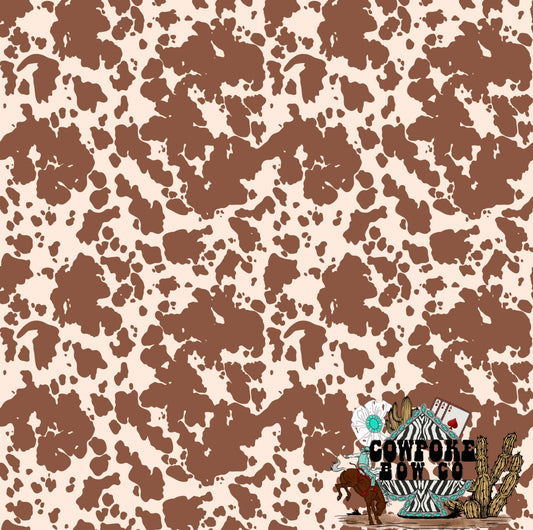 Brown Cowprint