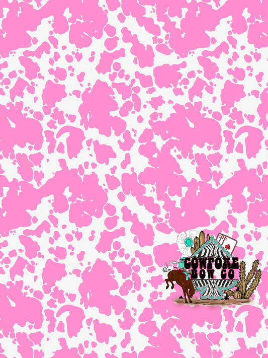 Pink Cowprint