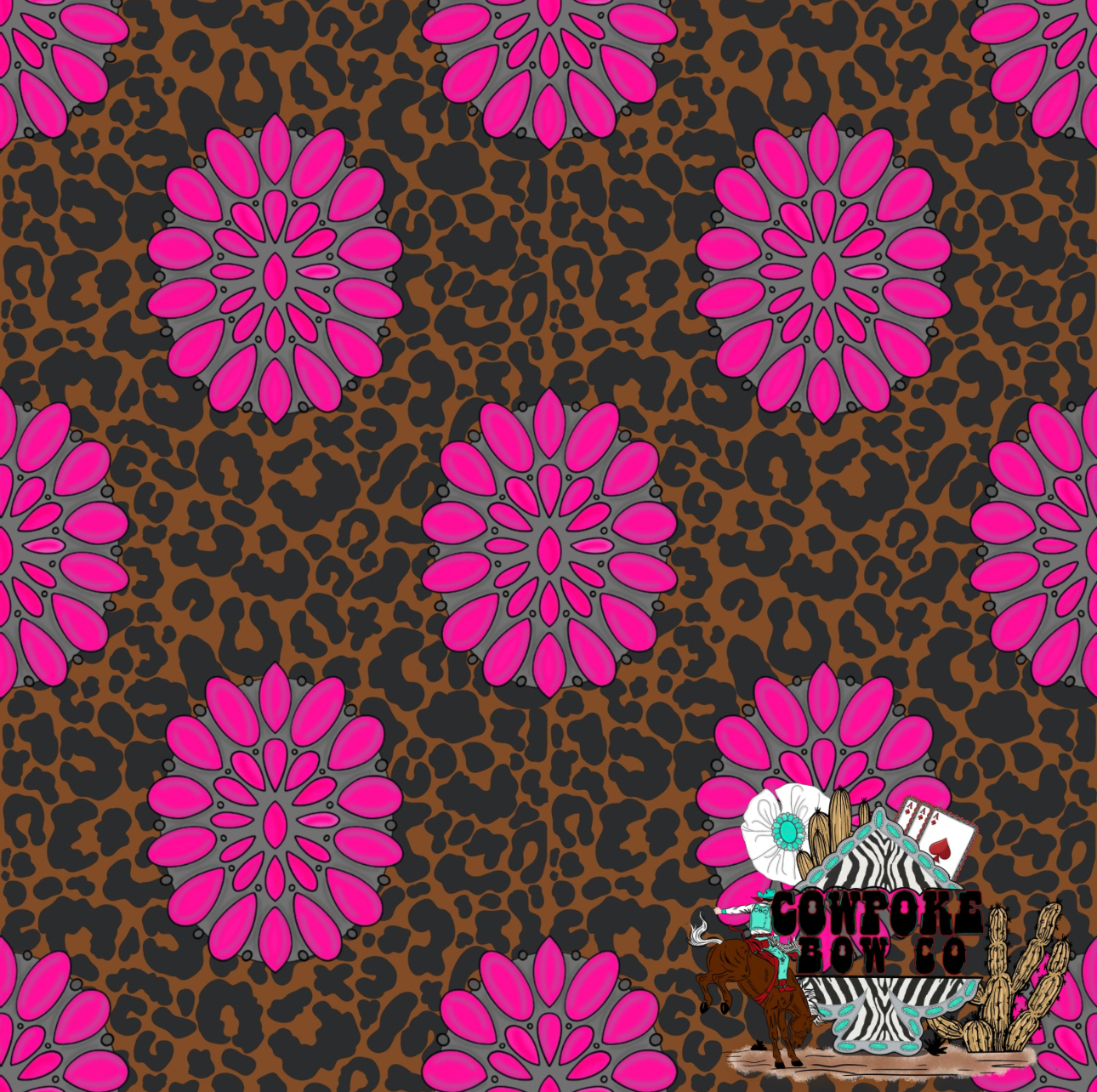 Pink Concho Cheetah
