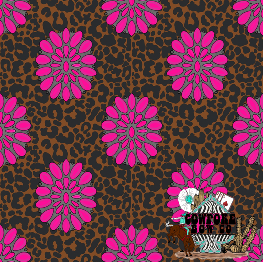 Pink Concho Cheetah