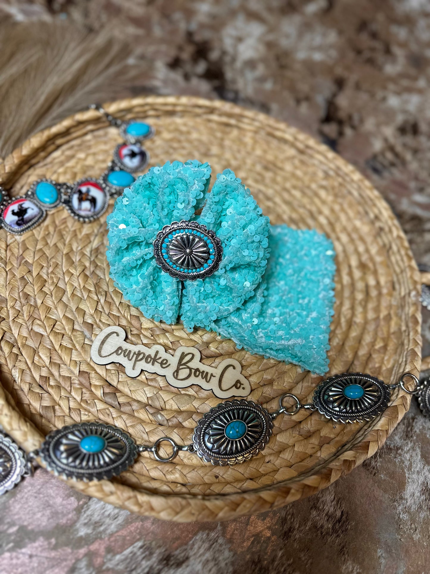 Velvet Mint Sequin (Pendant Not Included)
