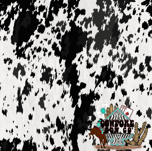 Black Cowprint